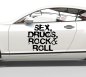 Preview: 21004 Sex Drugs Rock & Roll Aufkleber